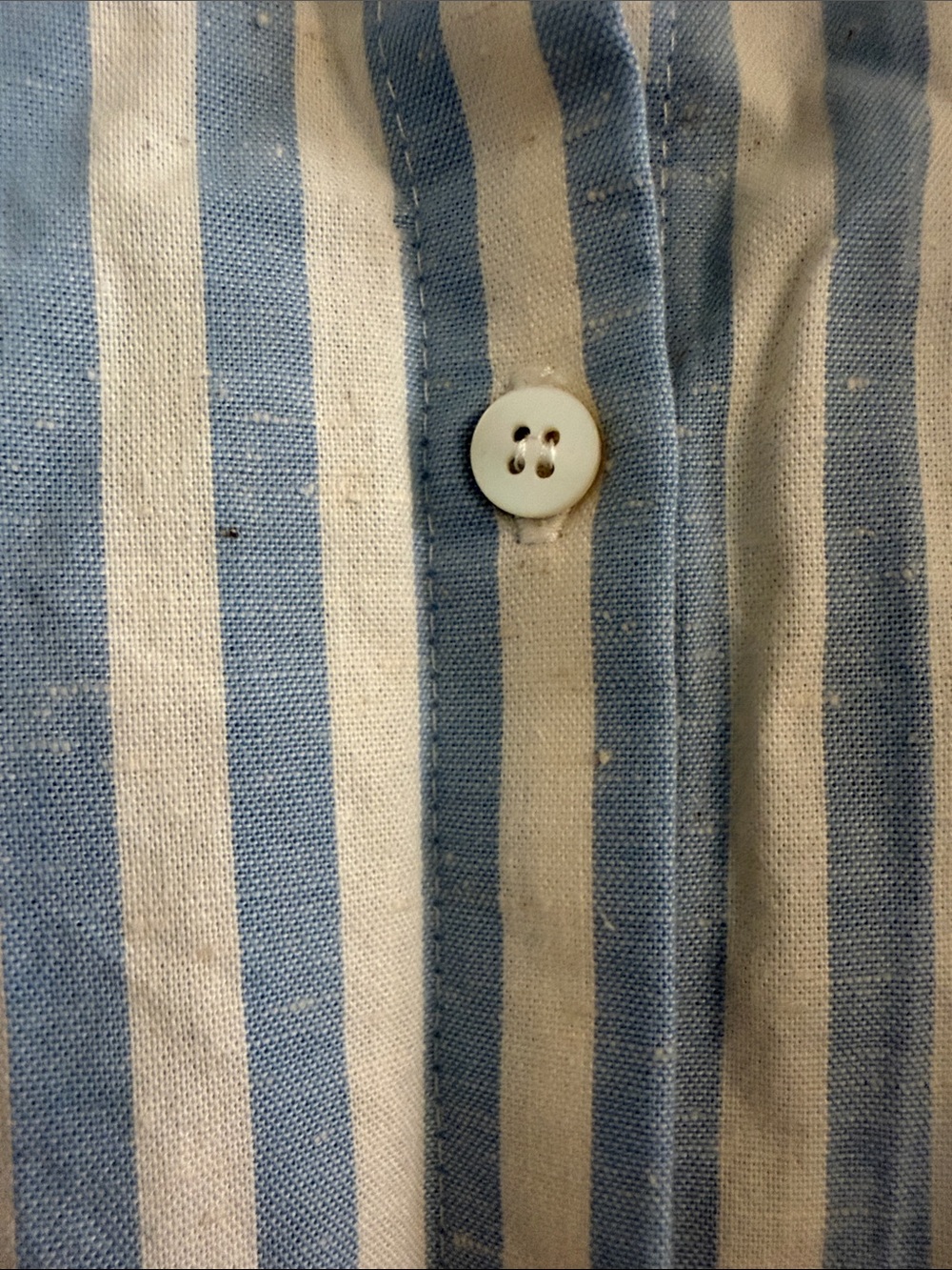 Classic Blue & White Striped Shirt size 40 - Picture 3 of 3